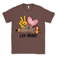 Chestnut peace love 6th grade Classic Tee - JahusDesignShop