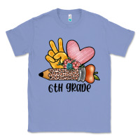 Colony Blue peace love 6th grade Classic Tee - JahusDesignShop