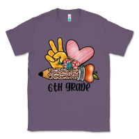 Lavender peace love 6th grade Classic Tee - JahusDesignShop