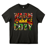 Asphalt warm and cozy with scarf Heavy Core Tee - AdoDesignShop