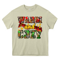 Mossy warm and cozy with scarf Heavy Core Tee - AdoDesignShop