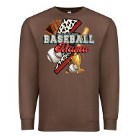 Chestnut baseball mama Premium Sweatshirt - FaDigitalArtStudio