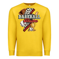 Lemon baseball mama Premium Sweatshirt - FaDigitalArtStudio