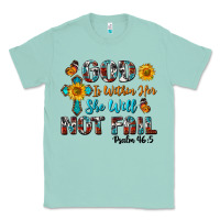 Seafoam god is within her she will not fail Classic Tee - BundleAndBundleShop