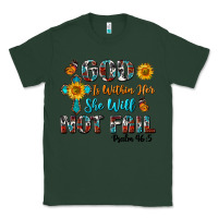 Sports Green god is within her she will not fail Classic Tee - BundleAndBundleShop