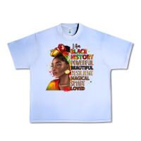 Grape Ice i am black history Urban Heavy Tee - LillyAllenDesigns