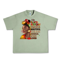 Oil Green i am black history Urban Heavy Tee - LillyAllenDesigns