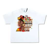 White i am black history Urban Heavy Tee - LillyAllenDesigns