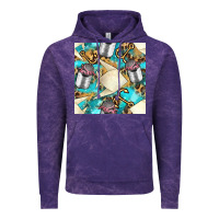 Cloud Purple Paper Fish And Canned With Anchor Seamless Pattern Pbs Vintage Hoodie - BundleAndBundleShop
