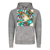 Cloud Rock Paper Fish And Canned With Anchor Seamless Pattern Pbs Vintage Hoodie - BundleAndBundleShop