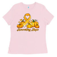 Childhood Cancer Awareness Month Harvesting Hope Ladies Tee | Teevron