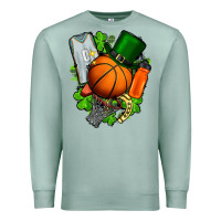 Seafoam St. Patrick's Day Basketball Premium Sweatshirt - FaDigitalArtStudio