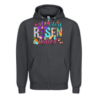 Smoke He is risen indeed Happy Easter Day Zipper Hoodie - HowdyJamesFarm