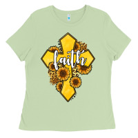 Matcha faith childhood cancer Ladies Tee - Jasminsmagicworld