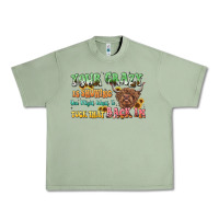 Oil Green your crazy is showing cow Urban Heavy Tee - LillyAllenDesigns