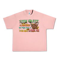 Salmon your crazy is showing cow Urban Heavy Tee - LillyAllenDesigns