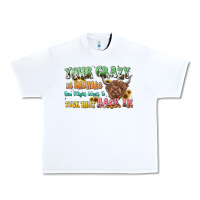 White your crazy is showing cow Urban Heavy Tee - LillyAllenDesigns