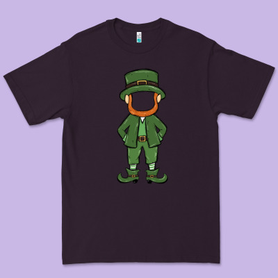 Leprechaun Boy Faceless Premium Tee Designed By Maliassmallbusiness