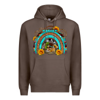 Coffee easter rainbow olivia Premium Hoodie - OliviaCreatesArt