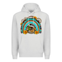Dove Grey easter rainbow olivia Premium Hoodie - OliviaCreatesArt