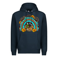 Navy easter rainbow olivia Premium Hoodie - OliviaCreatesArt