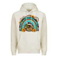 Oatmeal Heather easter rainbow olivia Premium Hoodie - OliviaCreatesArt