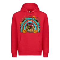 Red easter rainbow olivia Premium Hoodie - OliviaCreatesArt