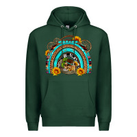 Sports Green easter rainbow olivia Premium Hoodie - OliviaCreatesArt