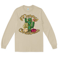 Mushroom Merry Christmas Cactus Long Sleeve Tee - Bettercallsaul