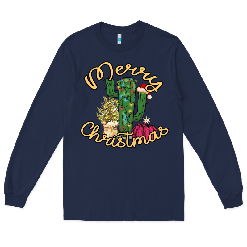 Merry Christmas Cactus Long Sleeve Tee by Bettercallsaul | Teevron