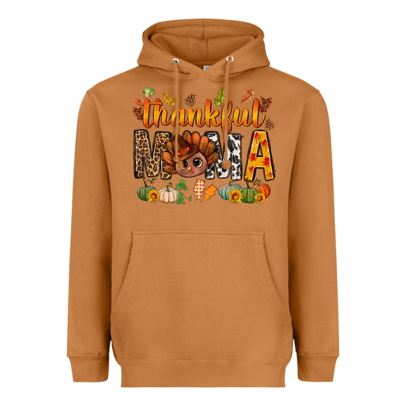Thankful Mama And Turkey Bbs Heavyweight Hoodie by BundleAndBundleShop | Teevron