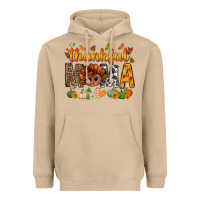 Mushroom thankful mama and turkey bbs Heavyweight Hoodie - BundleAndBundleShop