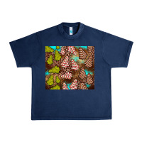 Navy little debbie tree cakes leopard turquoise Urban Heavy Tee - JahusDesignShop