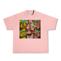 Salmon little debbie tree cakes leopard turquoise Urban Heavy Tee - JahusDesignShop