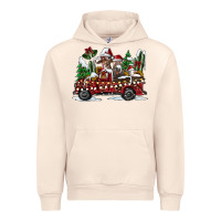 Sandshell festive farm animal christmas truck Urban Hoodie - CowhideDigitalArt