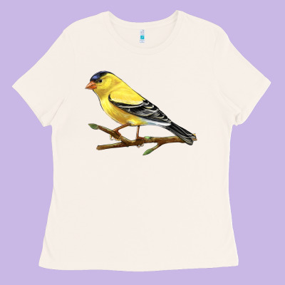 American Goldfinch Ladies Tee Designed By Lillyallendesigns