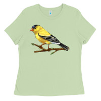 Matcha American Goldfinch Ladies Tee - LillyAllenDesigns