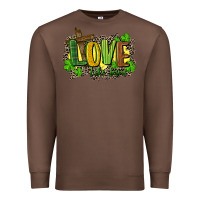 Chestnut love like jesus st. patricks Premium Sweatshirt - FaDigitalArtStudio