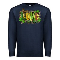 Navy love like jesus st. patricks Premium Sweatshirt - FaDigitalArtStudio