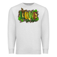 Oatmeal Heather love like jesus st. patricks Premium Sweatshirt - FaDigitalArtStudio