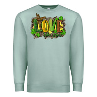 Seafoam love like jesus st. patricks Premium Sweatshirt - FaDigitalArtStudio