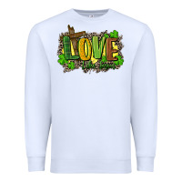 White love like jesus st. patricks Premium Sweatshirt - FaDigitalArtStudio