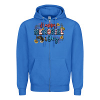 True Royal Happy memorial day 4th of july Zipper Hoodie - CowGirlArtShop