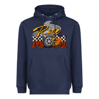 Navy Race mom Mother's Day Heavyweight Hoodie - FaDigitalArtStudio