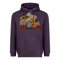 Plum Race mom Mother's Day Heavyweight Hoodie - FaDigitalArtStudio