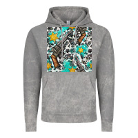 Cloud Rock Western Gun And Sheriff Stars With Cowhide Seamless Pattern Vintage Hoodie - BundleAndBundleShop