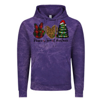 Cloud Purple peace love christmas Vintage Hoodie - RanaPortraitStore