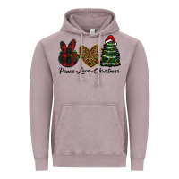 Vintage Zinc peace love christmas Vintage Hoodie - RanaPortraitStore