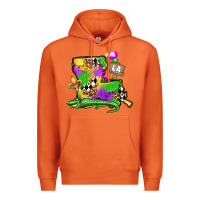 Carrot louisiana map alligator mardi gras olivia Premium Hoodie - OliviaCreatesArt
