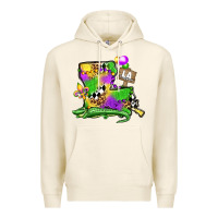 Tofu louisiana map alligator mardi gras olivia Premium Hoodie - OliviaCreatesArt
